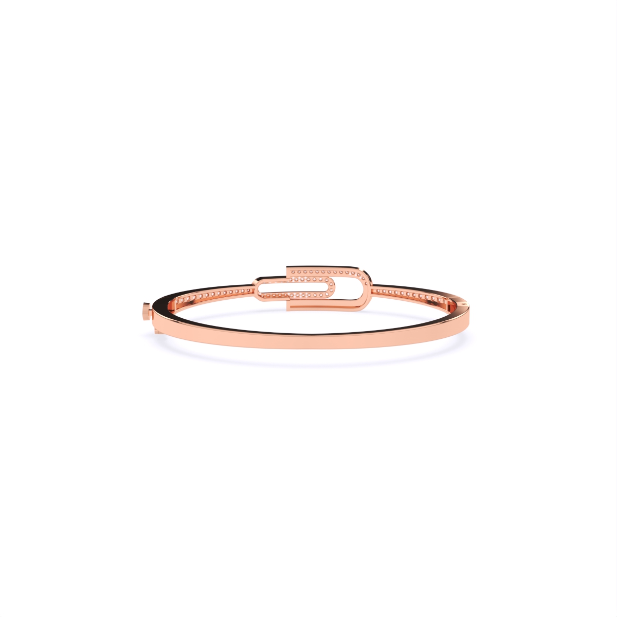 Attractive Pave Round Lab Diamond Bracelet