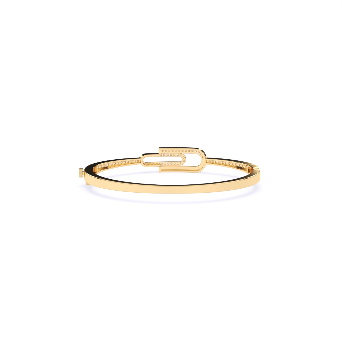 Attractive Pave Round Lab Diamond Bracelet