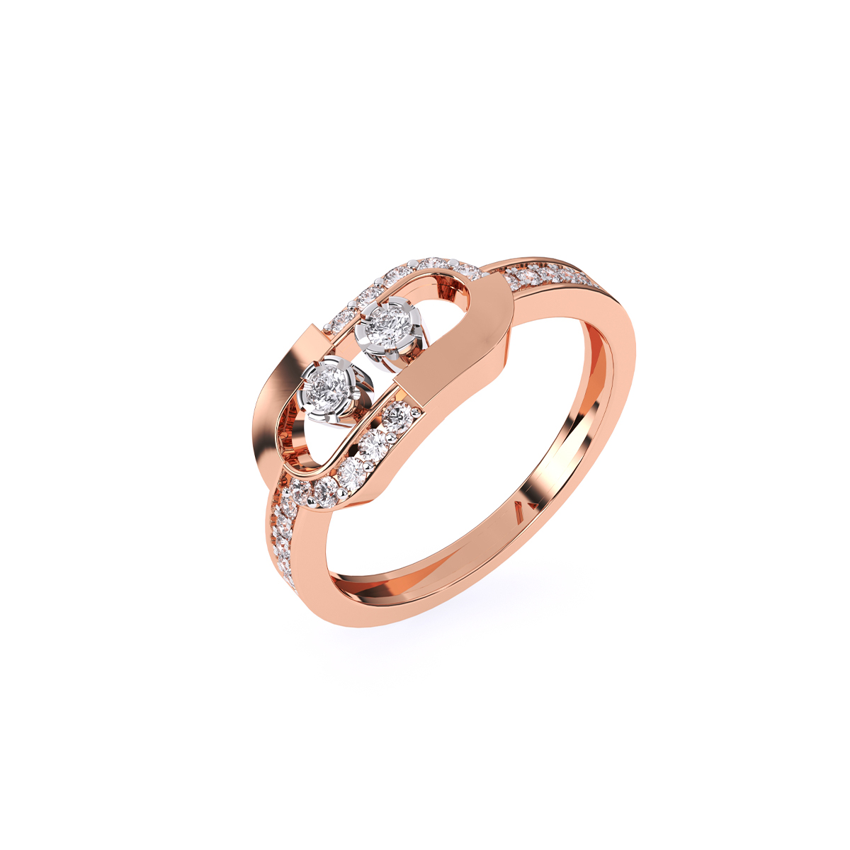 Lavish Lab Grown Diamond Channel Set Band Ring