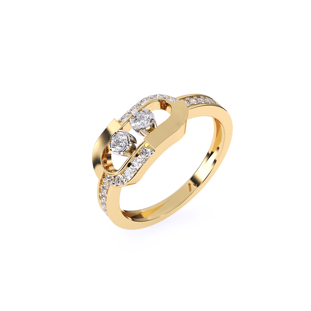 Lavish Lab Grown Diamond Channel Set Band Ring