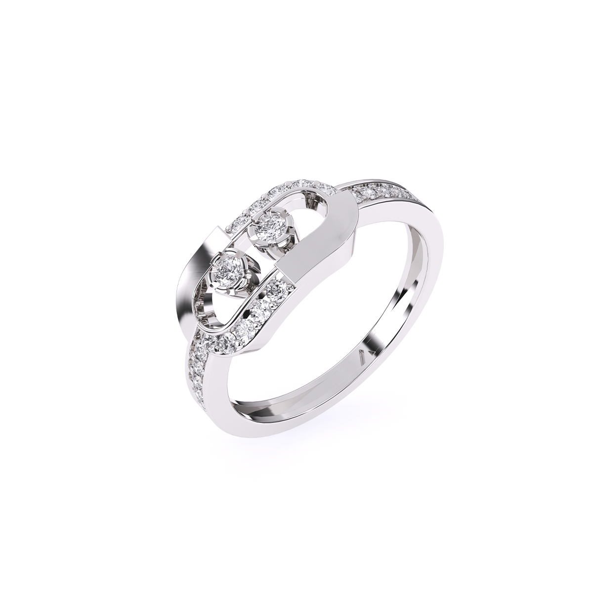 Lavish Lab Grown Diamond Channel Set Band Ring