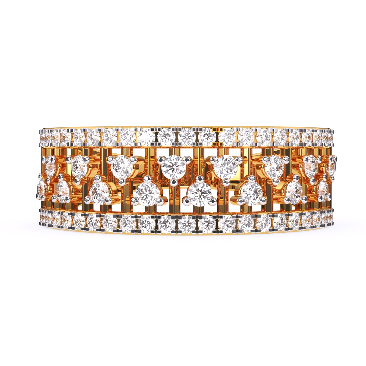 Antique Round Diamond Cluster Ring For Her