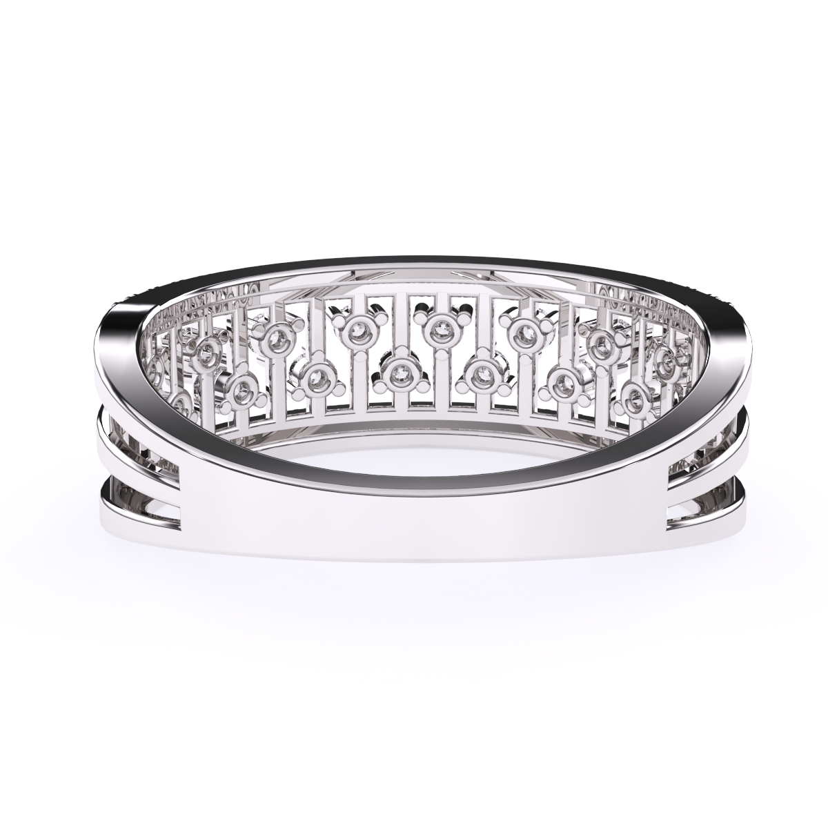 Antique Round Diamond Cluster Ring For Her