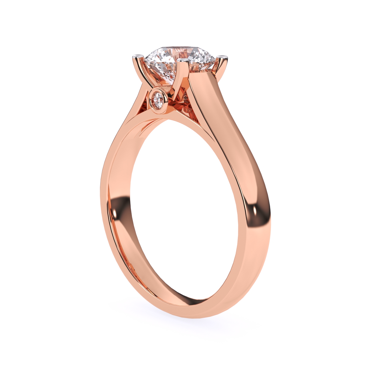 Forever One Round Diamond Ring For Her