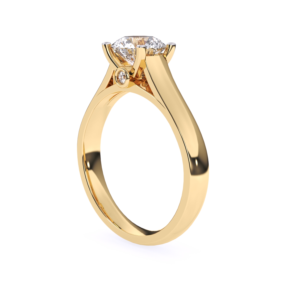 Forever One Round Diamond Ring For Her