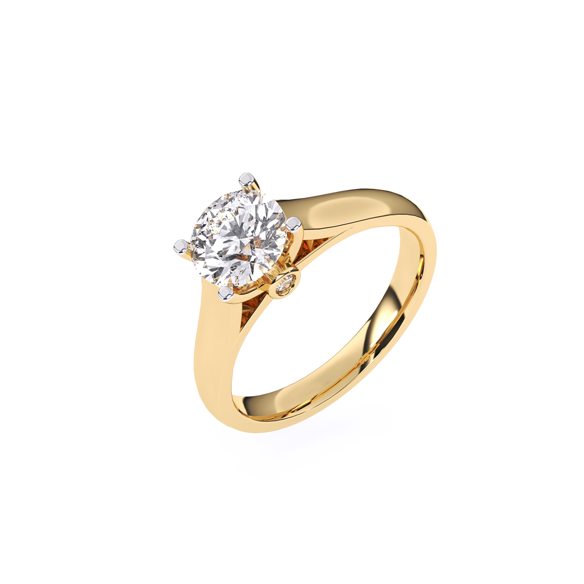 Forever One Round Diamond Ring For Her