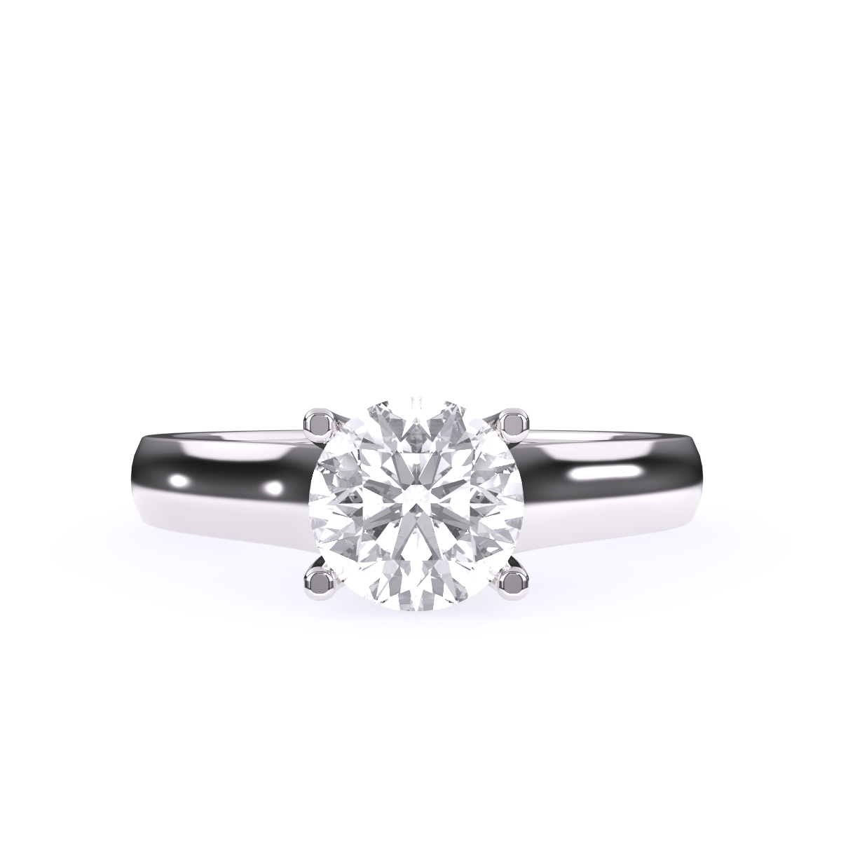 Forever One Round Diamond Ring For Her