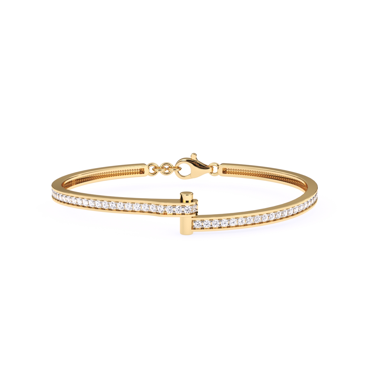 T Sparkaling Rose Gold Diamond Bracelets