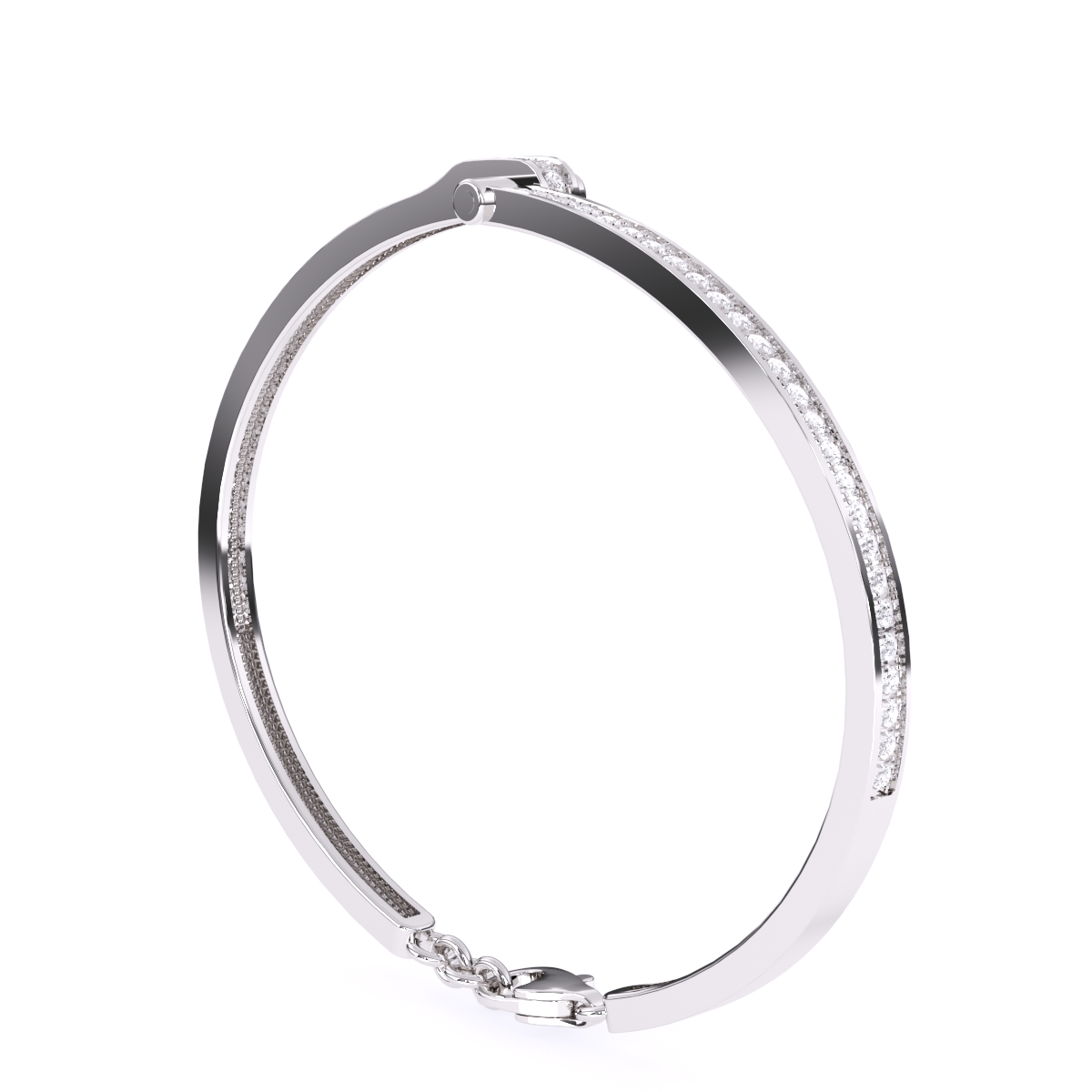 T Sparkaling Rose Gold Diamond Bracelets