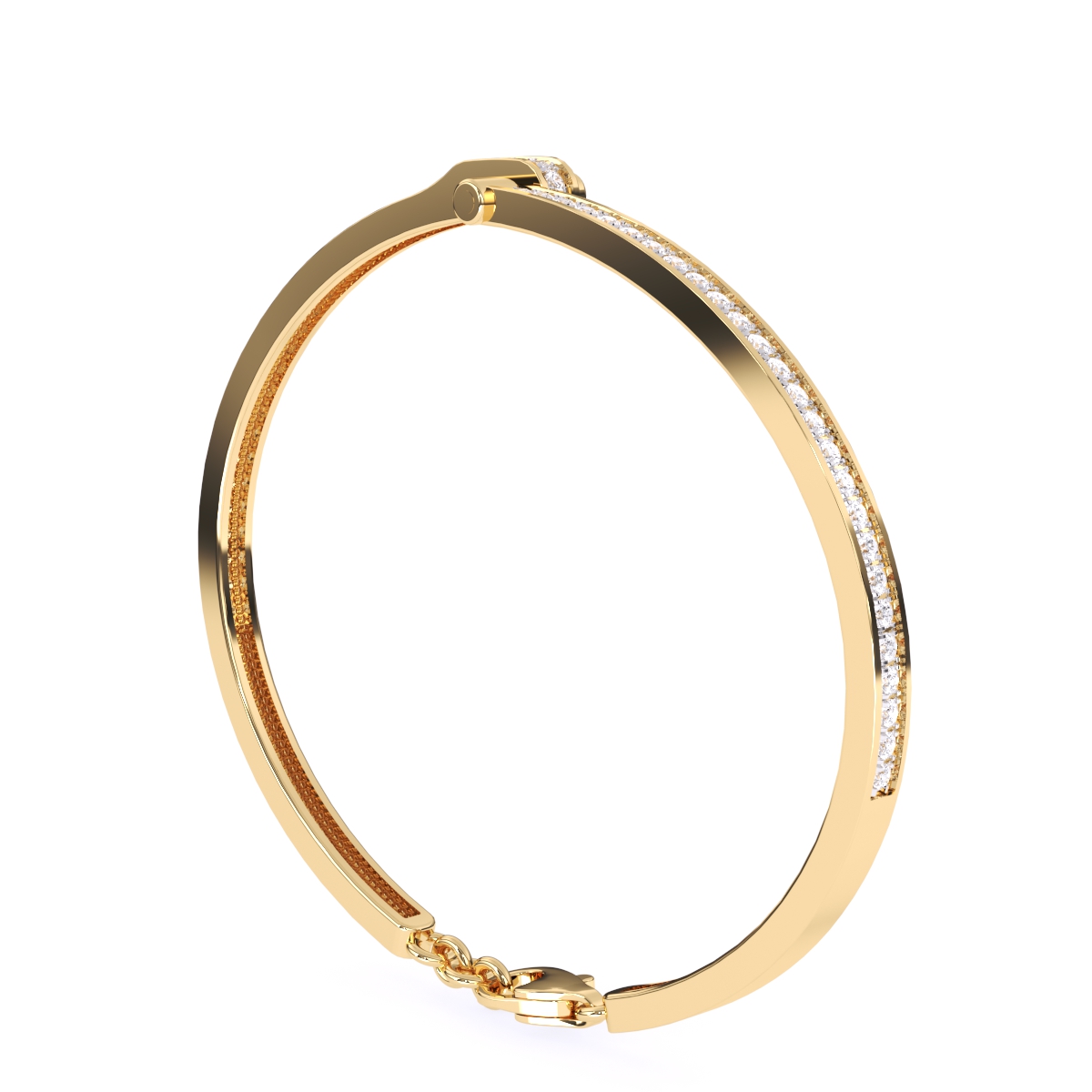 T Sparkaling Rose Gold Diamond Bracelets