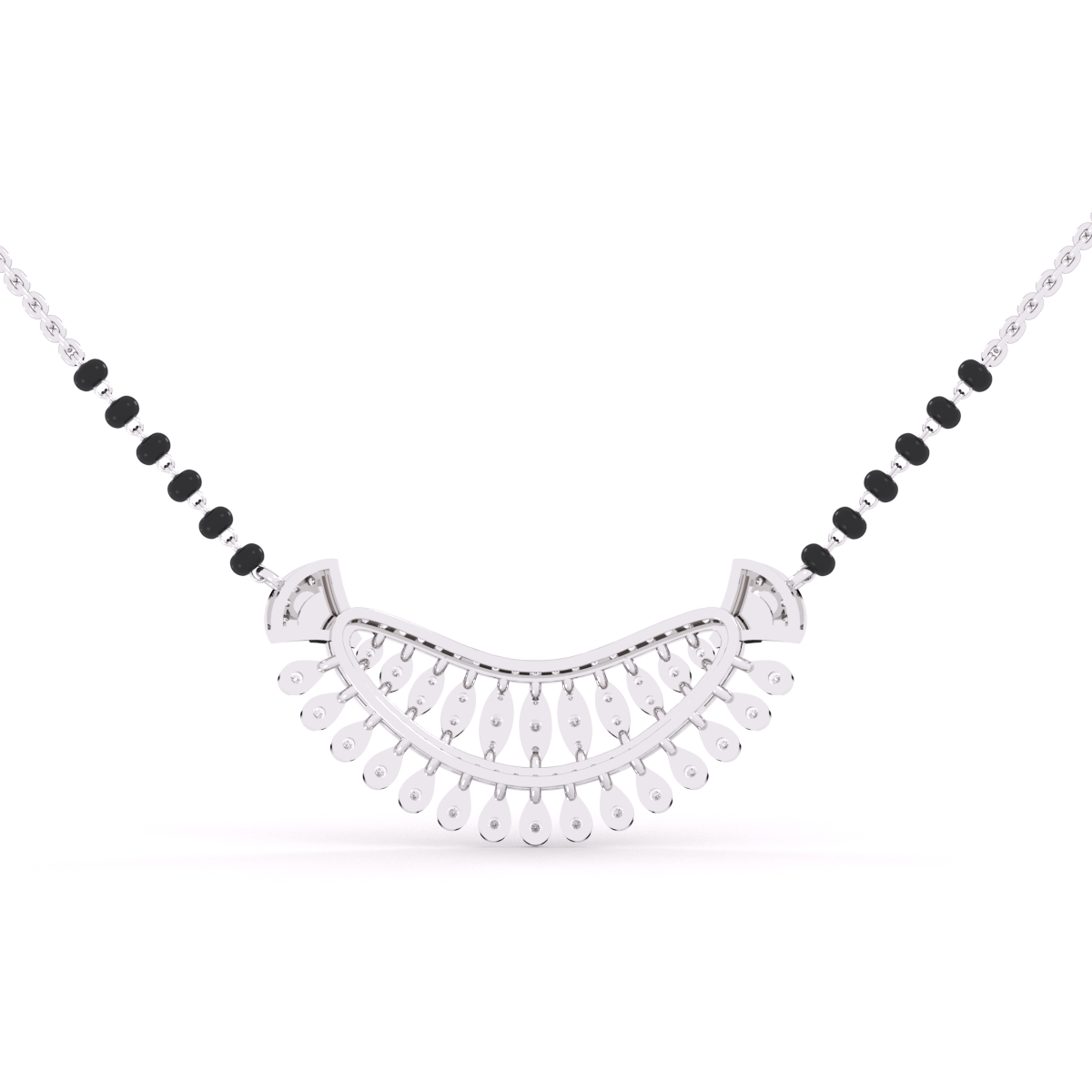 14K Gold Diamond Tanmaniya Mangalsutra