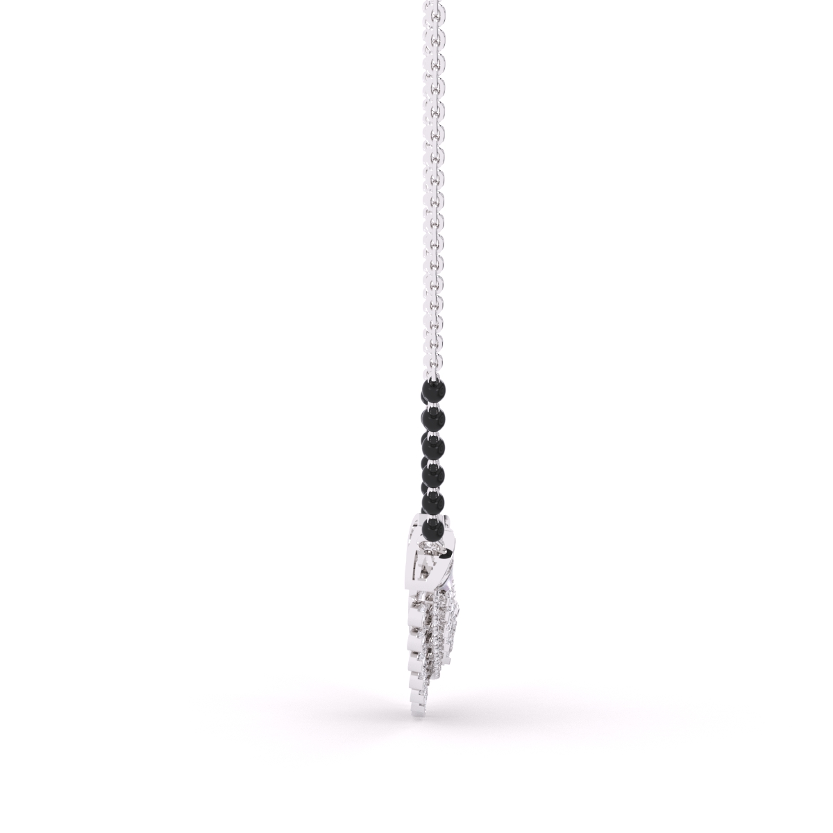 14K Gold Diamond Tanmaniya Mangalsutra