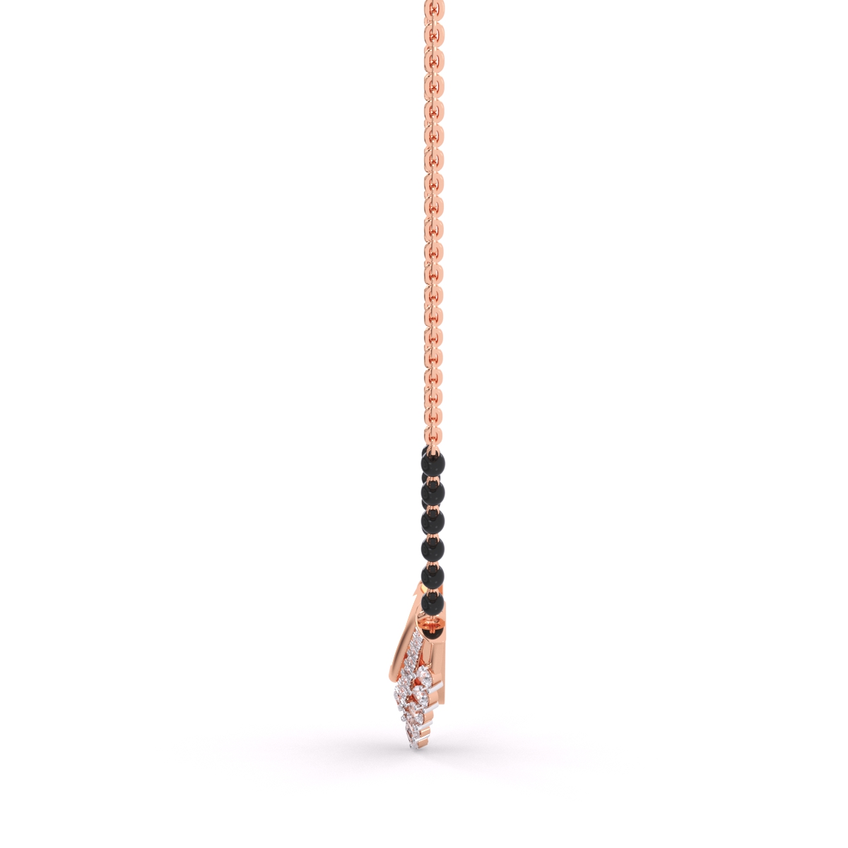 Brilliant 14K Rose Gold And Lab Grown Diamond Tanmaniya