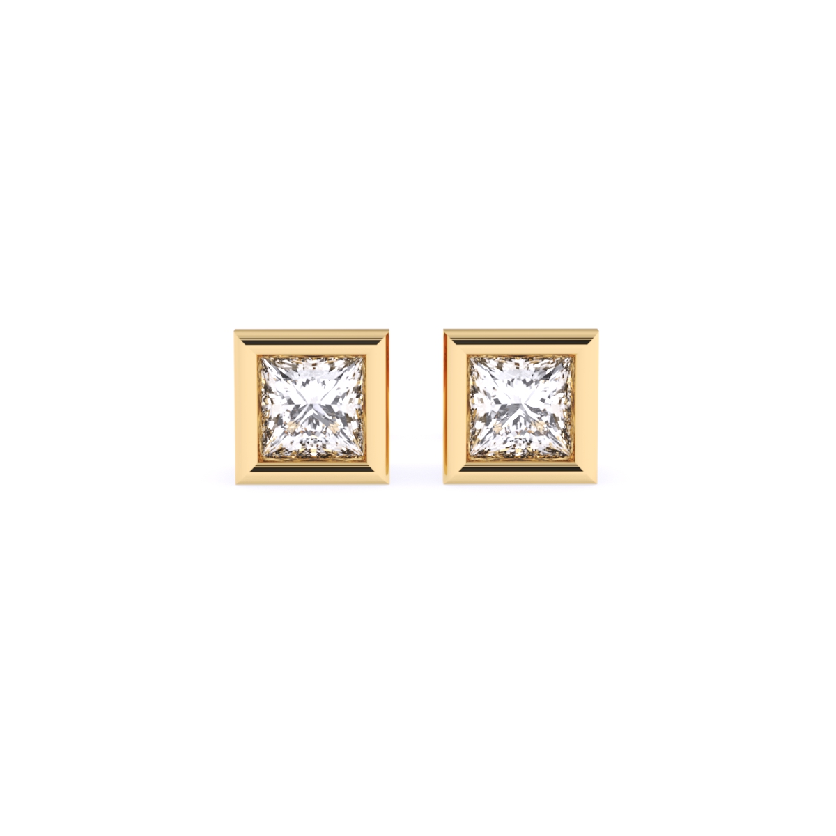 Dazzle Princess Lab Grown Diamond Baby Solitaire Studs