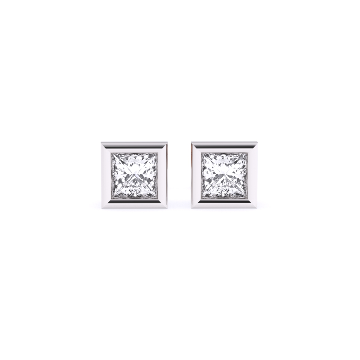 Dazzle Princess Lab Grown Diamond Baby Solitaire Studs