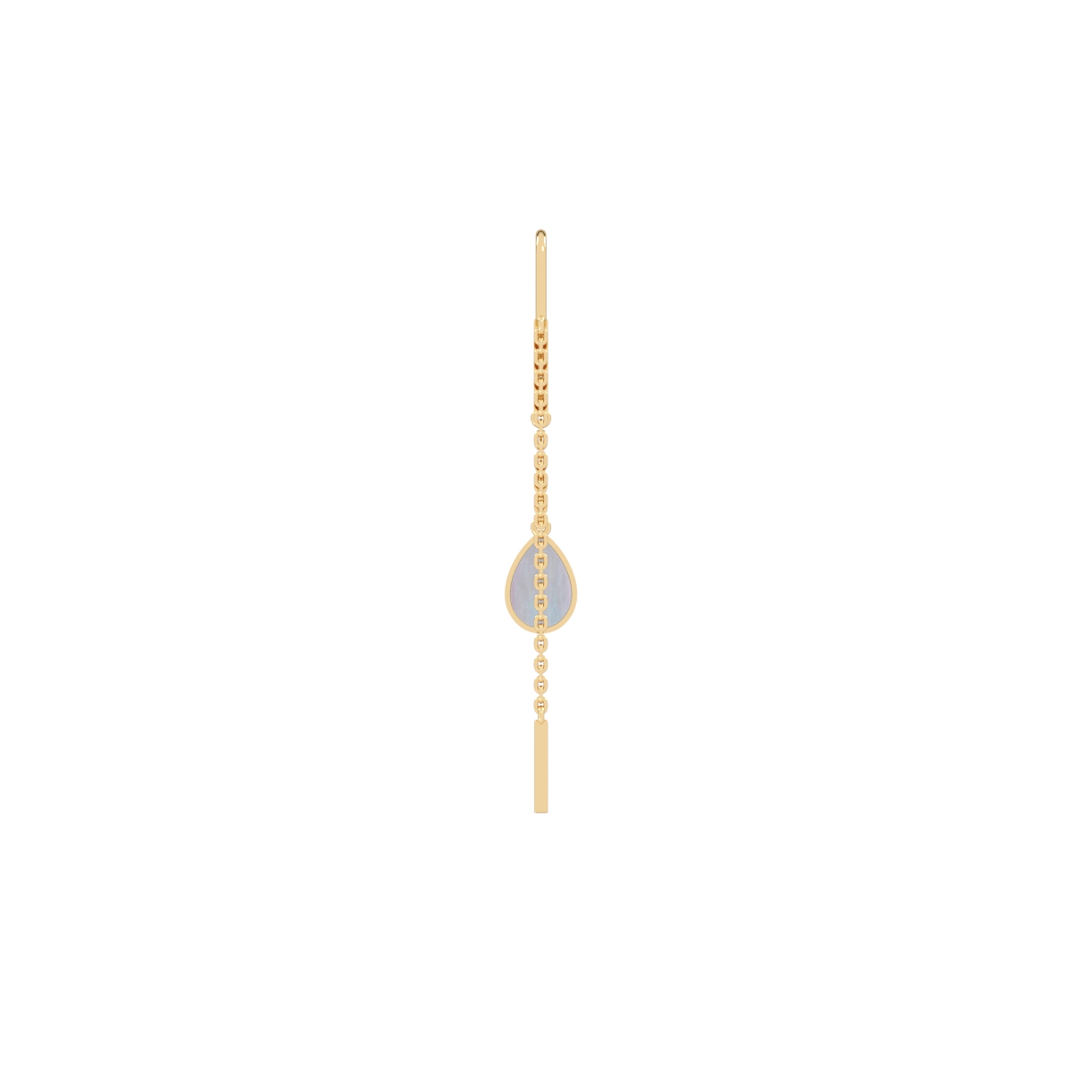 Shimmering Lab Grown Diamond Hoop Earrings