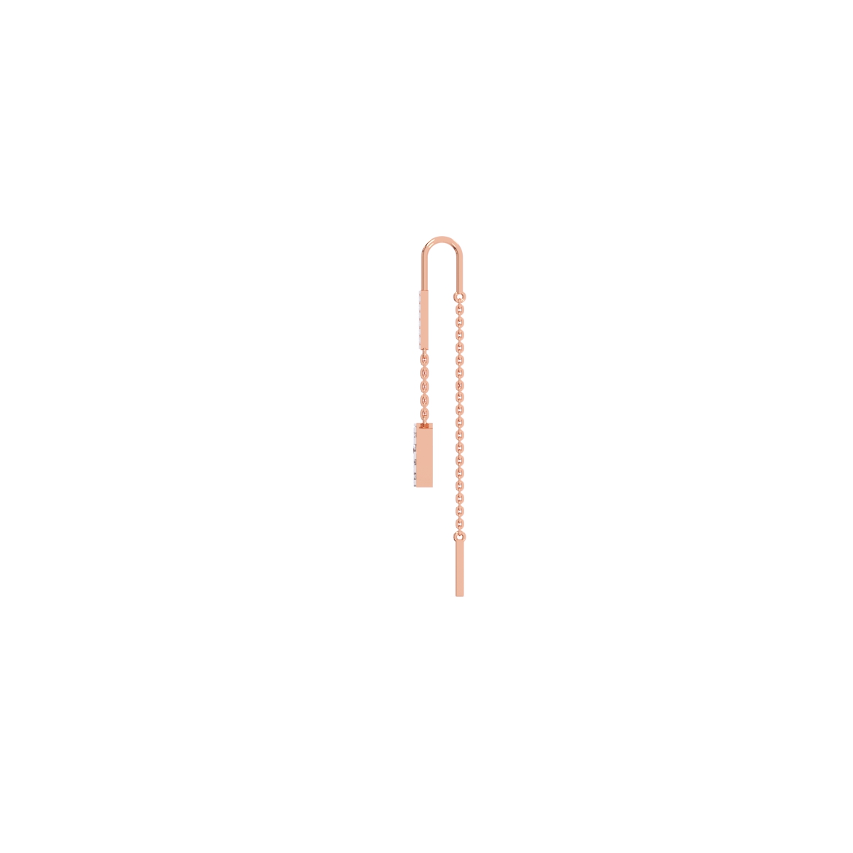 Shimmering Lab Grown Diamond Hoop Earrings