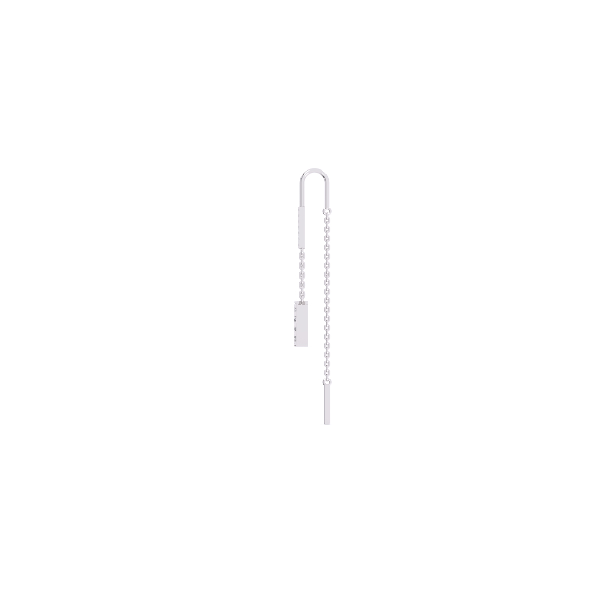 Shimmering Lab Grown Diamond Hoop Earrings