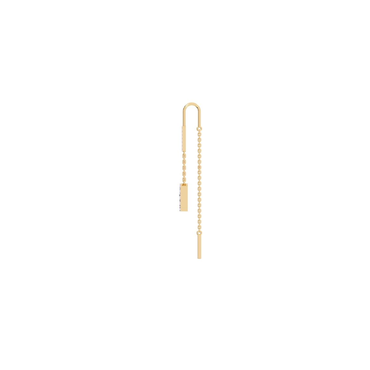 Shimmering Lab Grown Diamond Hoop Earrings