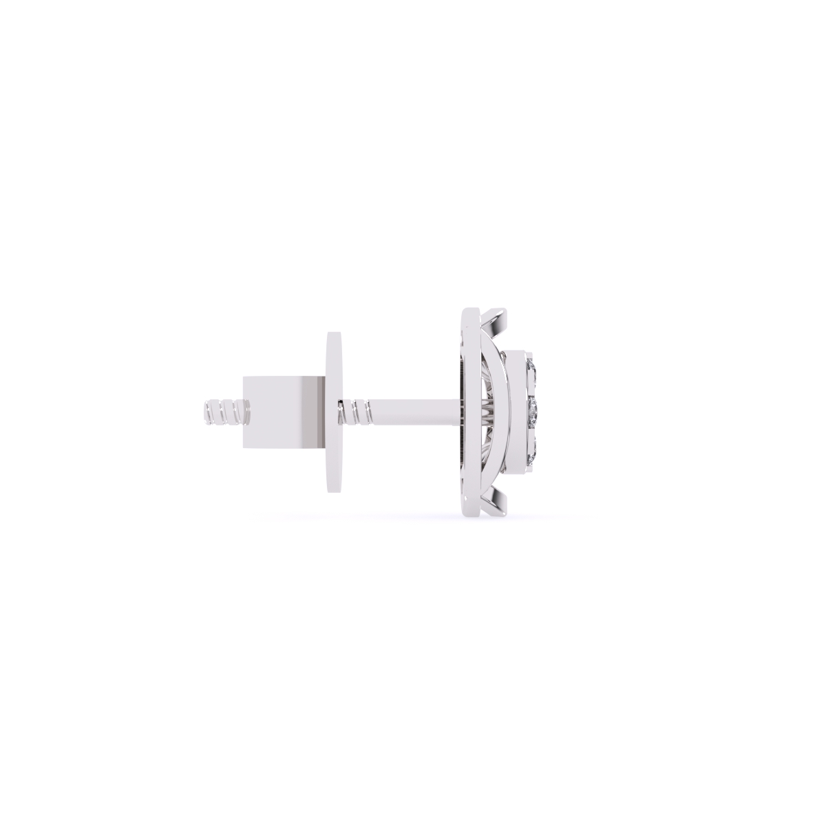 Lab Grown Diamonds Round Party Wear Diamond Earrings