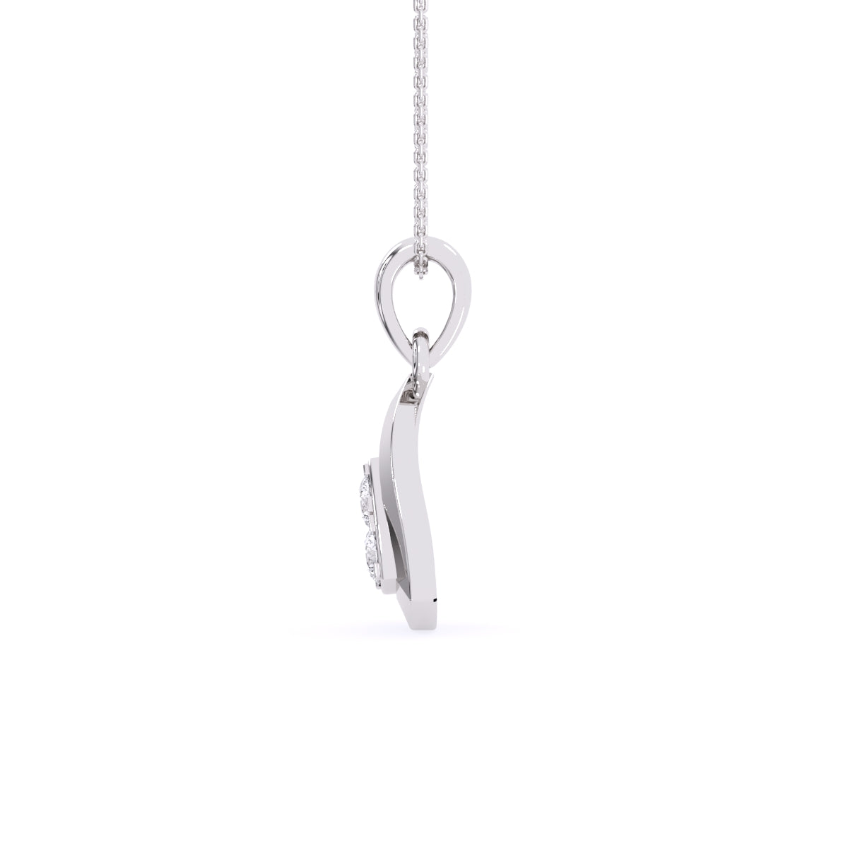 Daily Wear Trillion Shape Diamond Pendant