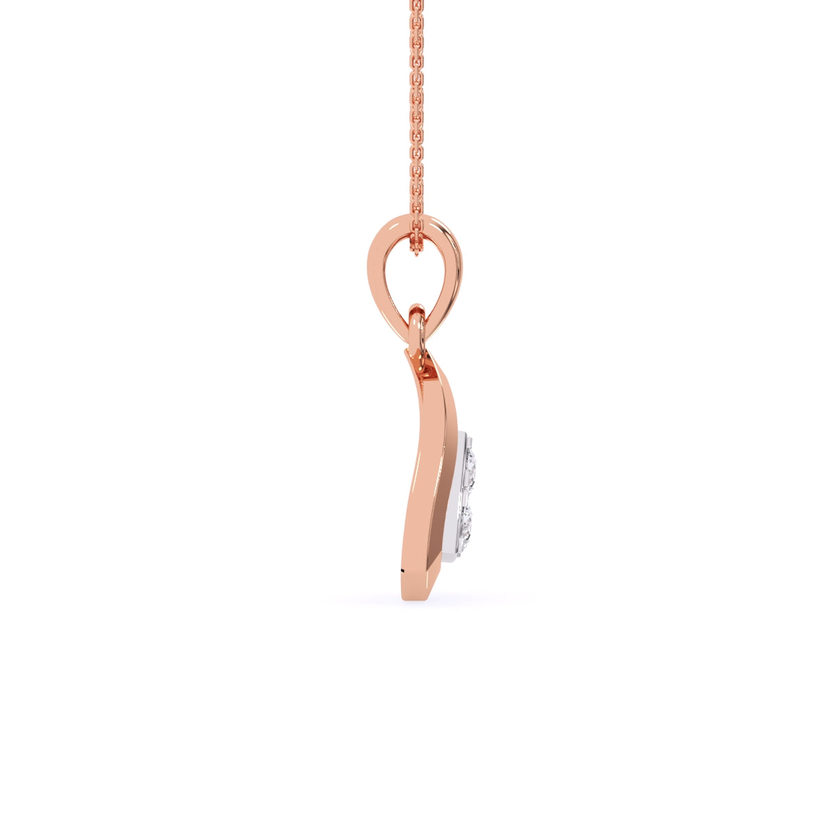 Daily Wear Trillion Shape Diamond Pendant