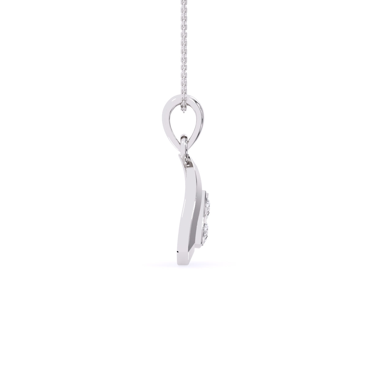 Daily Wear Trillion Shape Diamond Pendant