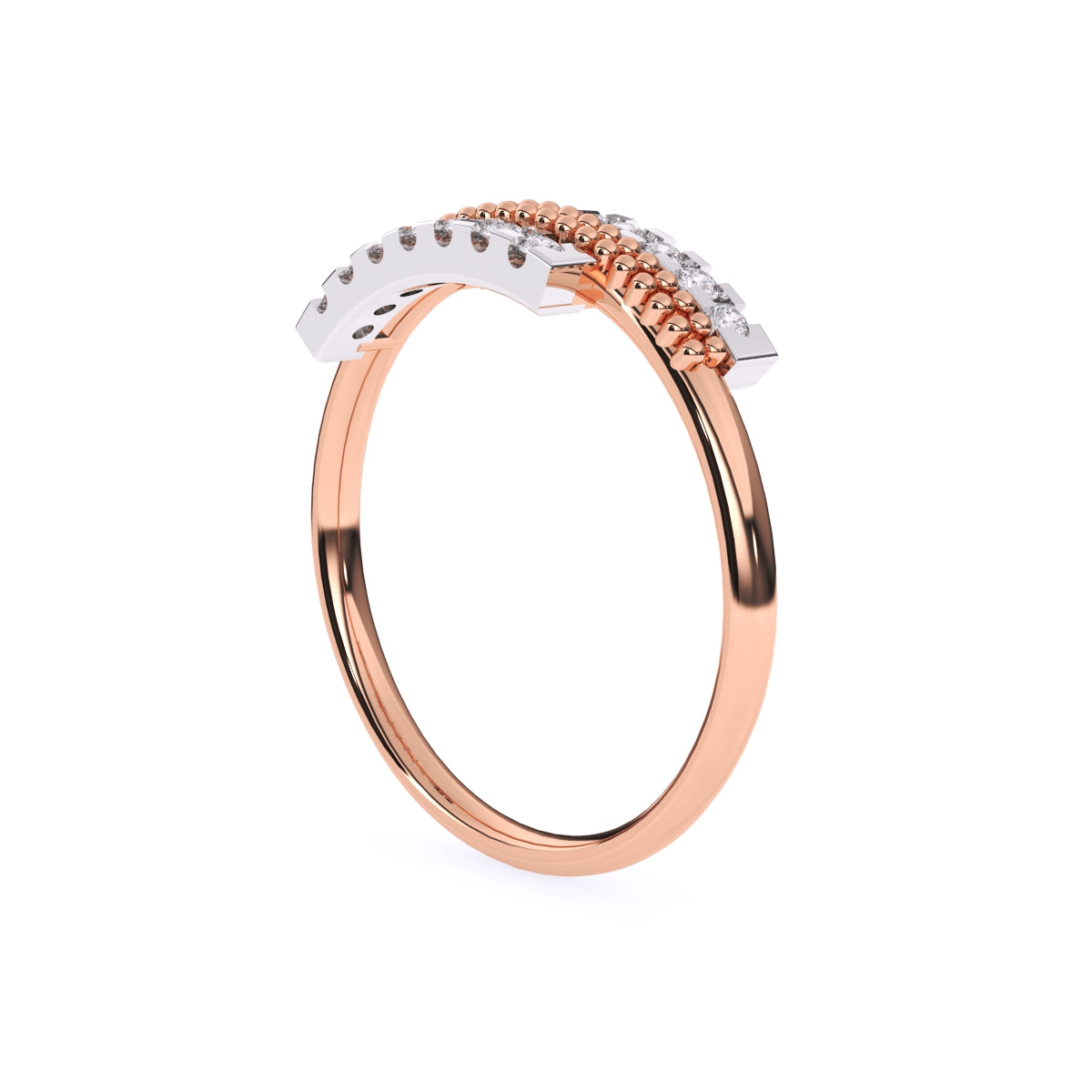 Fancy East West Style Diamond Ring