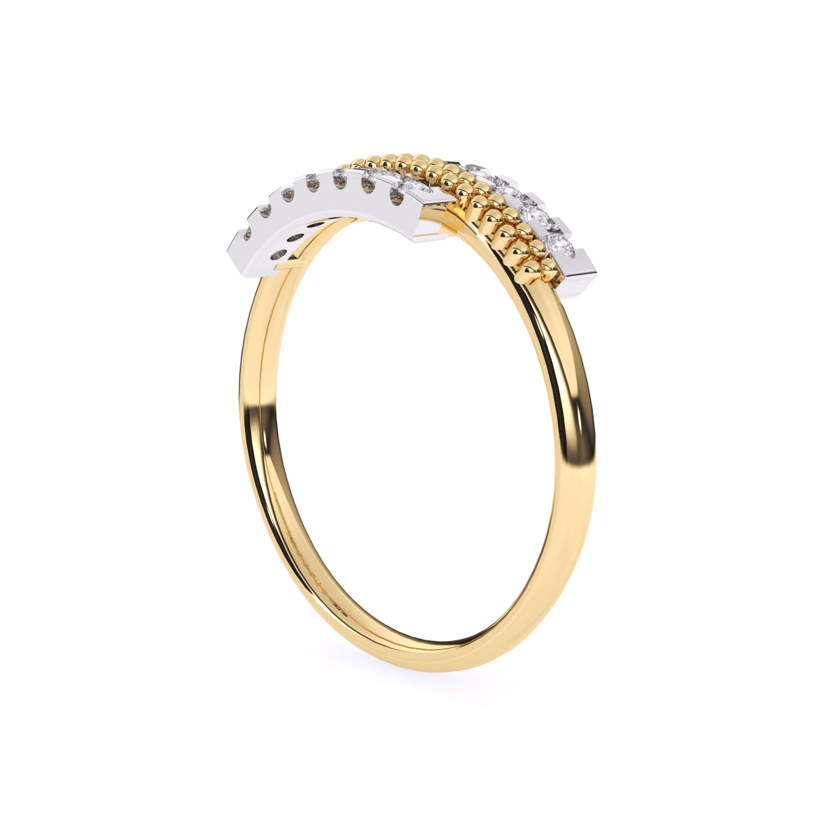 Fancy East West Style Diamond Ring