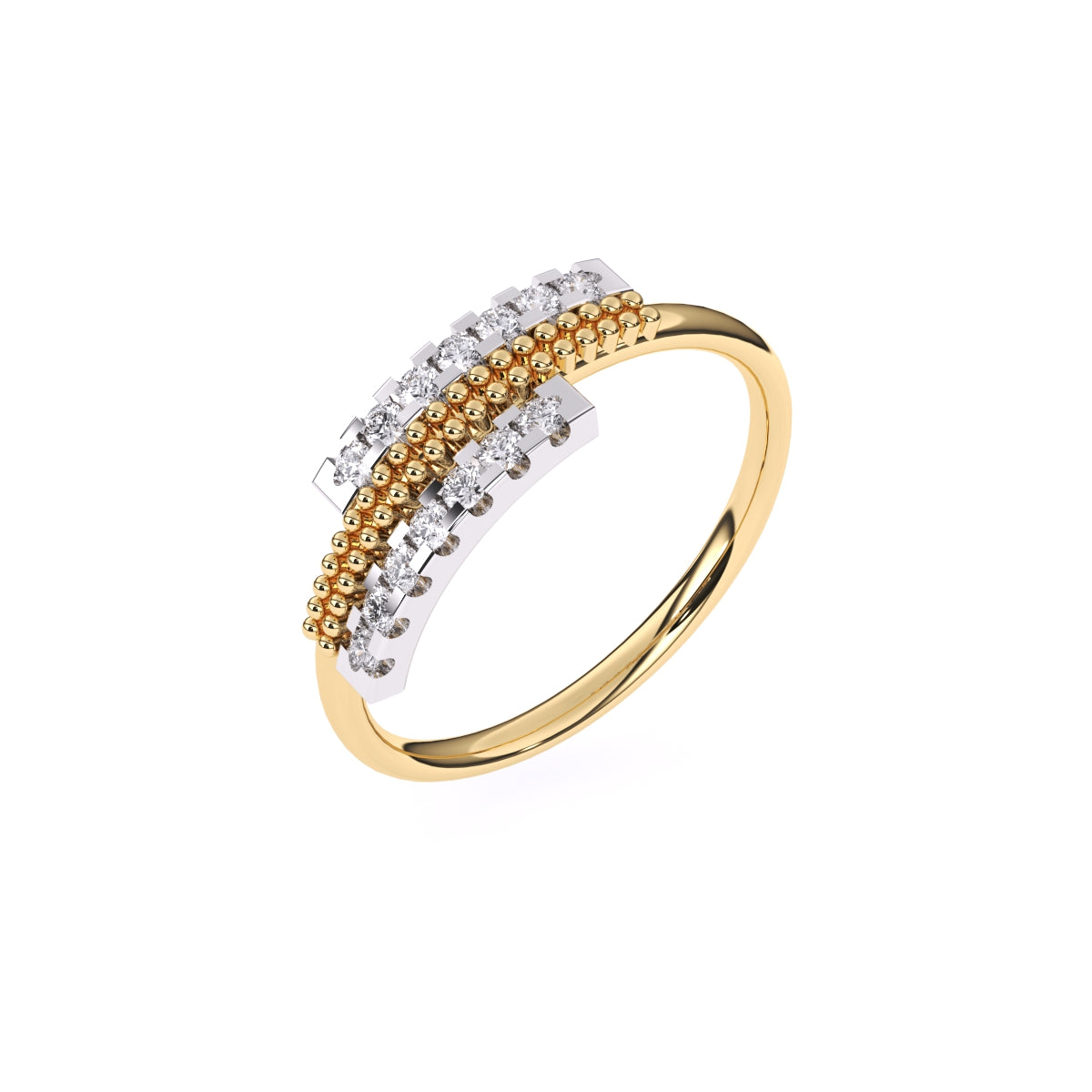 Fancy East West Style Diamond Ring
