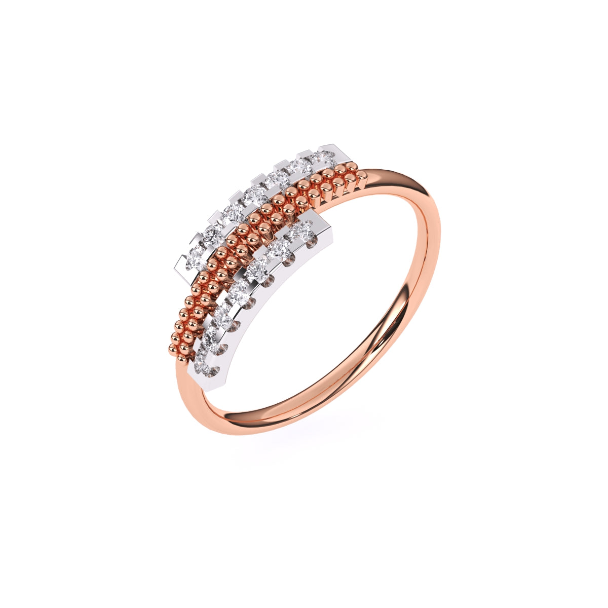 Fancy East West Style Diamond Ring