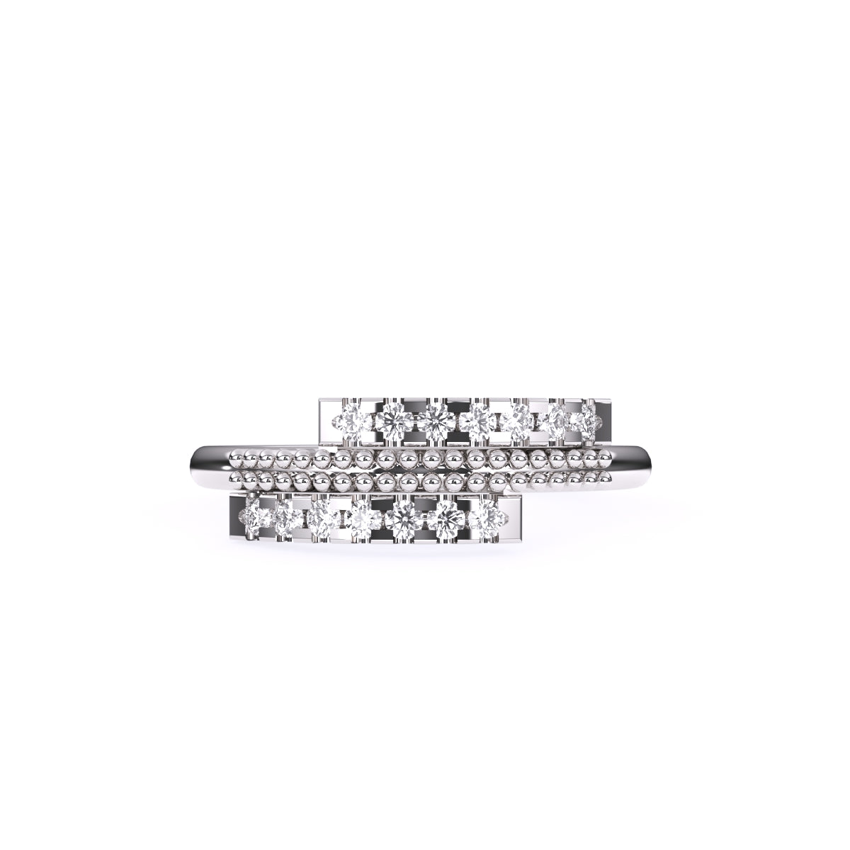 Fancy East West Style Diamond Ring