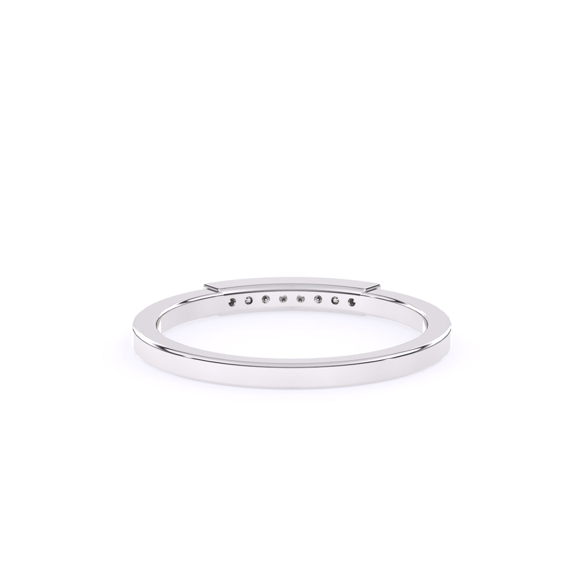Timeless Round Diamond Rose Gold Matching Band
