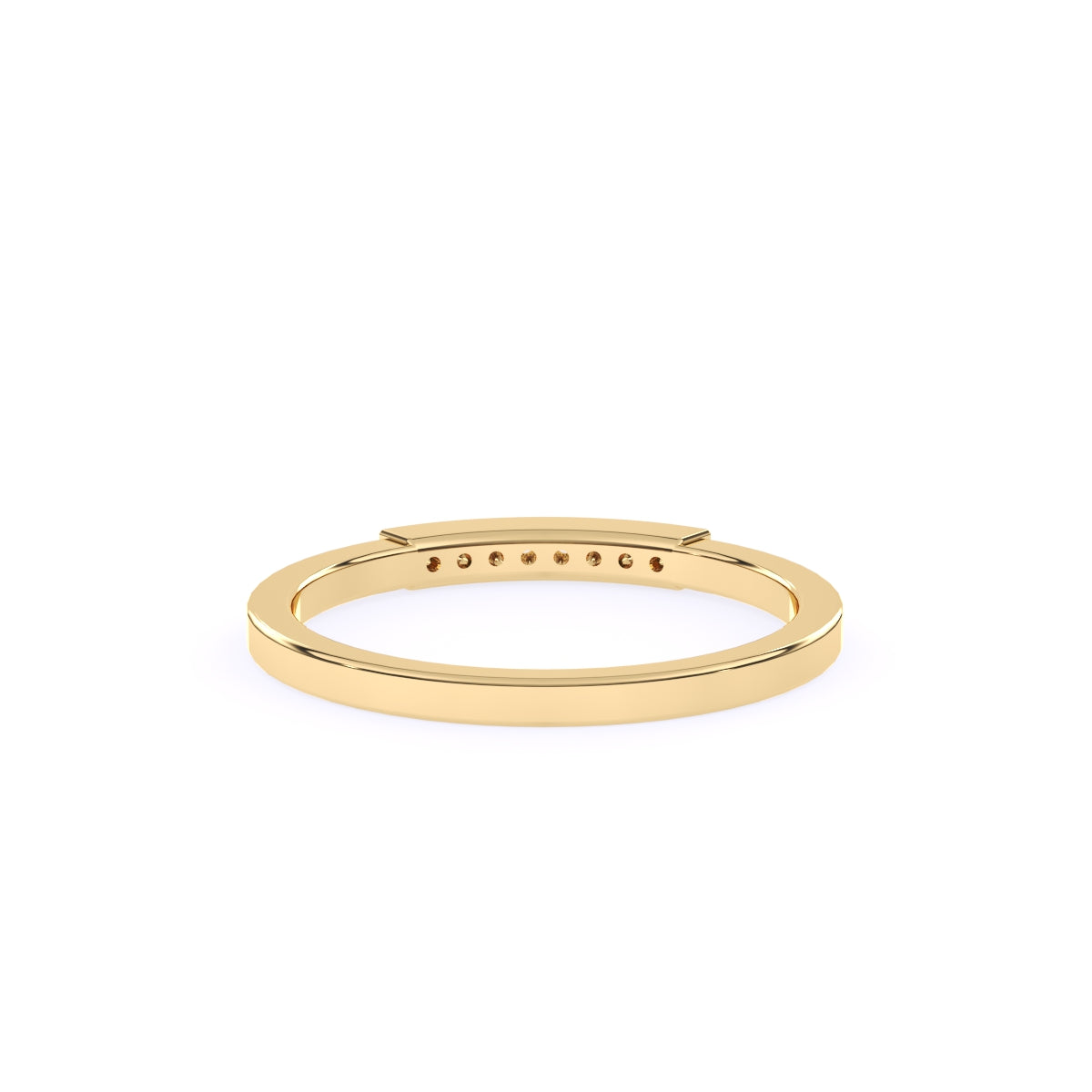 Timeless Round Diamond Rose Gold Matching Band
