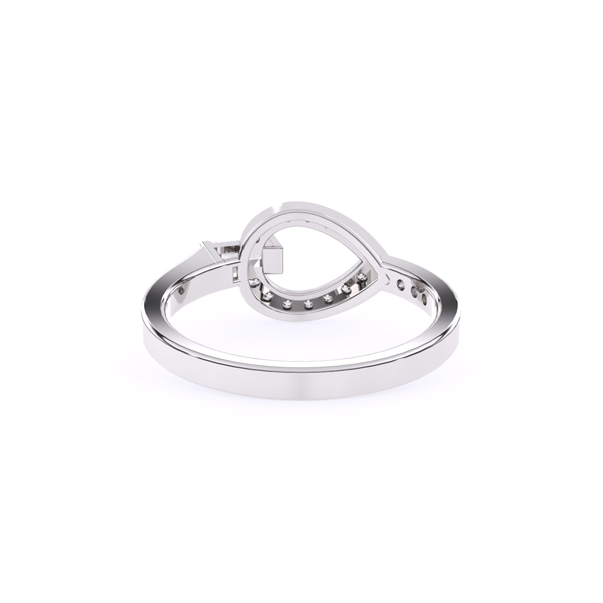 Lavish Leaf Style Lab Grown Diamond Rose Gold Ring
