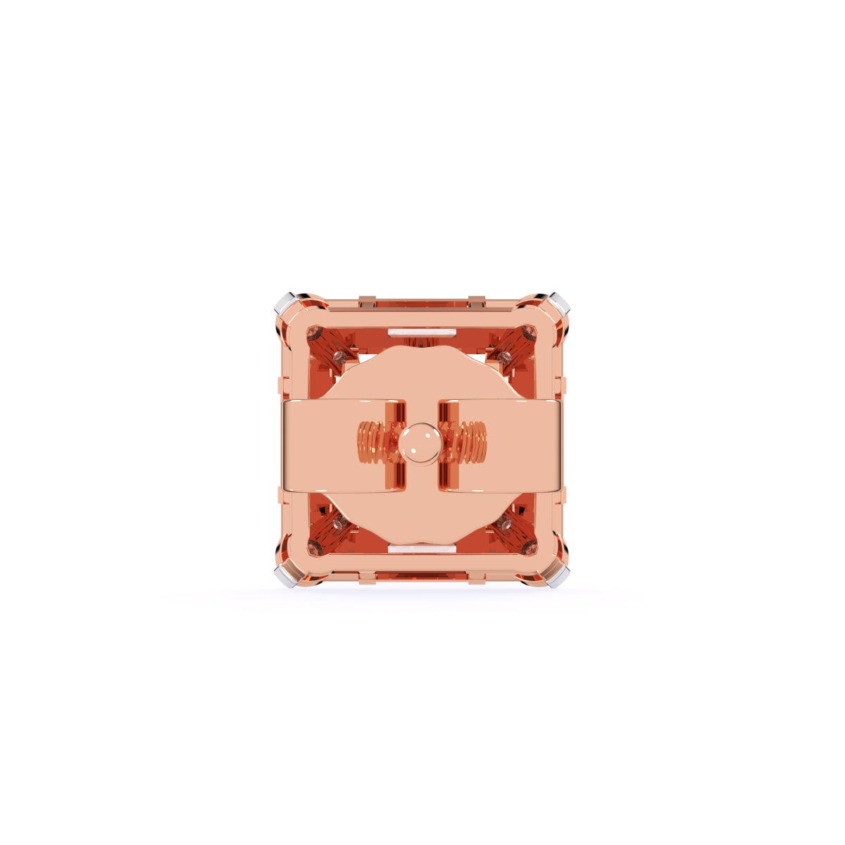 Tiny Baguette & Round Diamond Studs