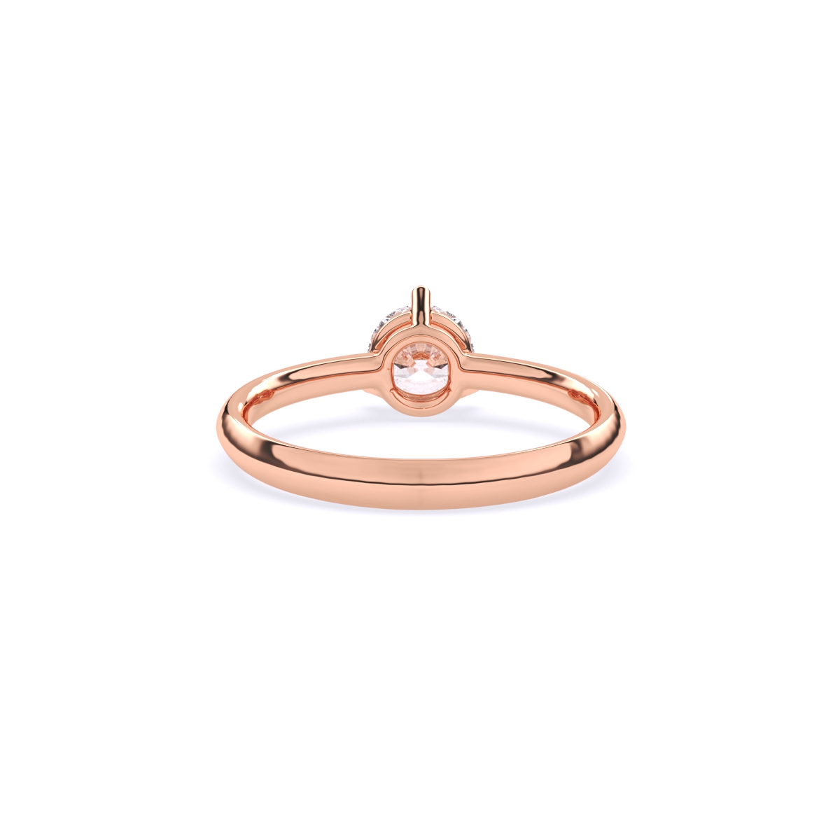 Round Solitaire Diamond Finger Ring