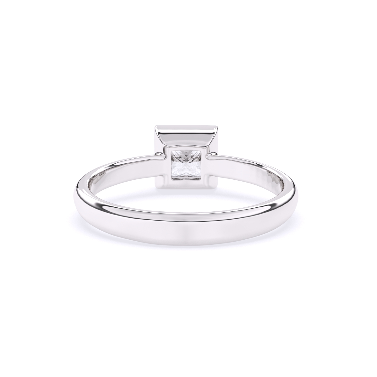 Princess Solitaire Diamond Engagement Ring