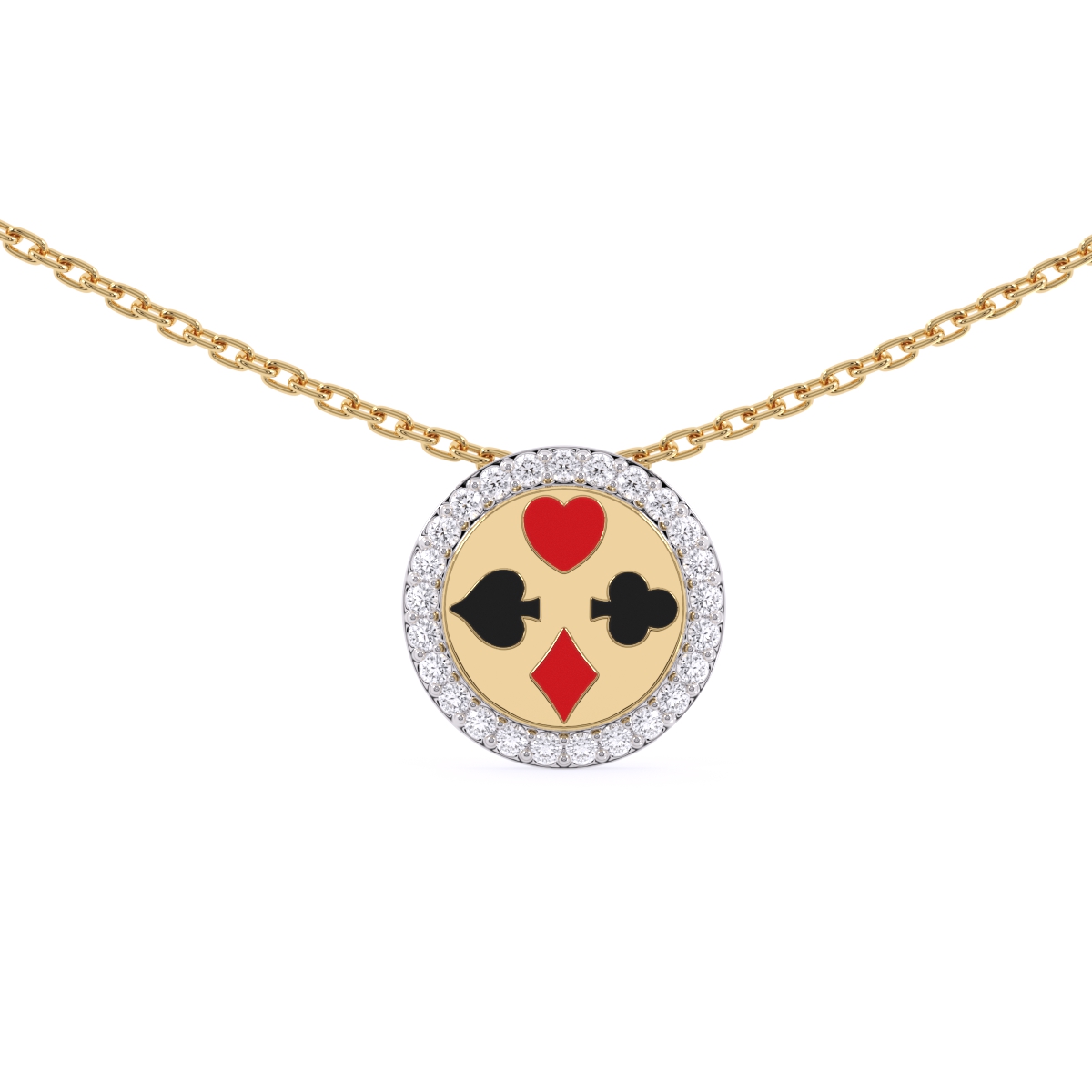 Round Diamond Daily Wear Necklace
