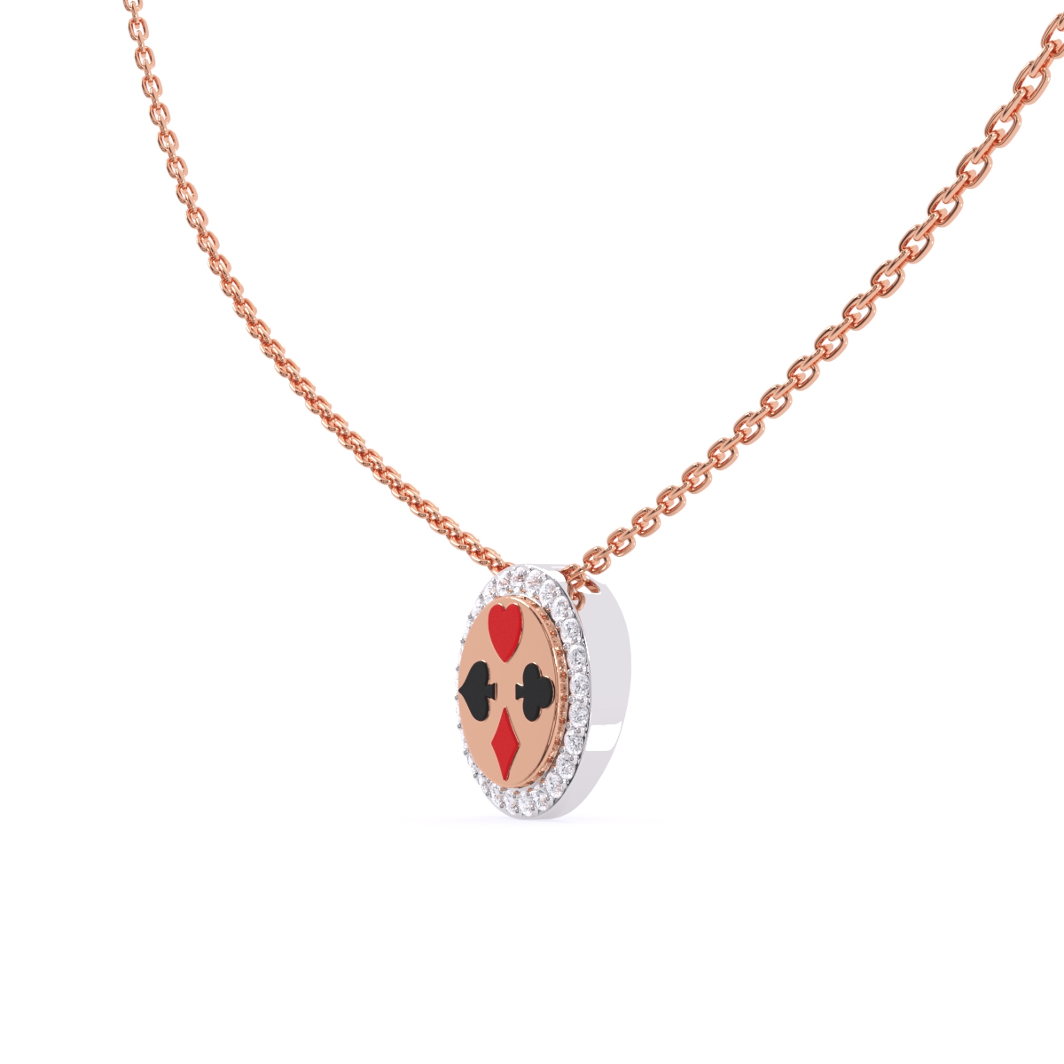 Round Diamond Daily Wear Necklace