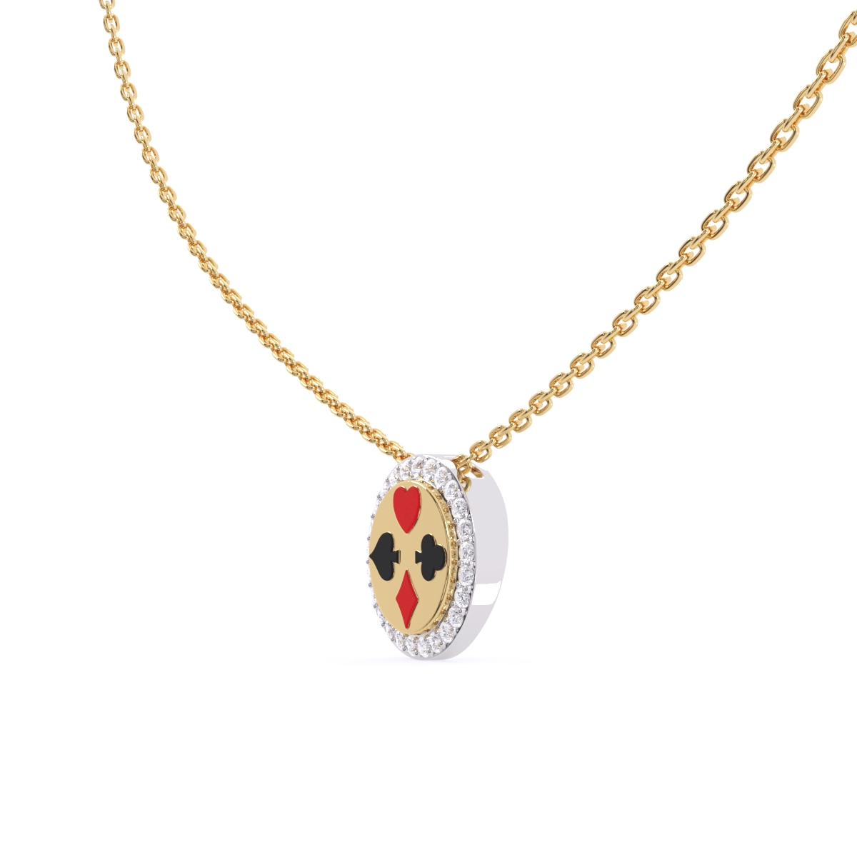 Round Diamond Daily Wear Necklace