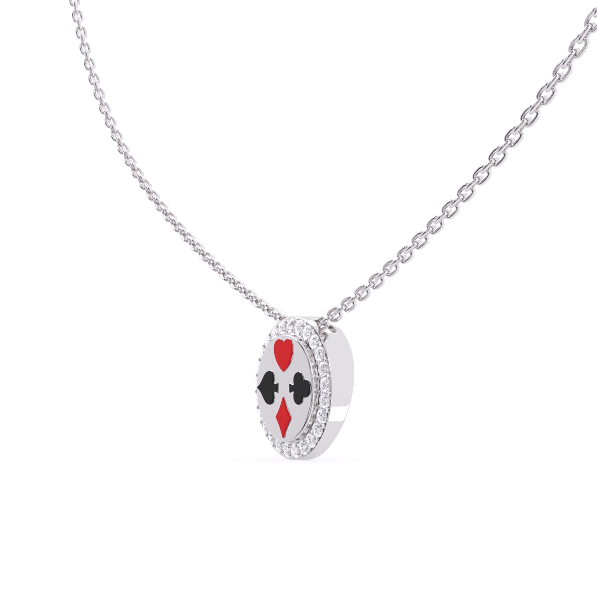 Round Diamond Daily Wear Necklace