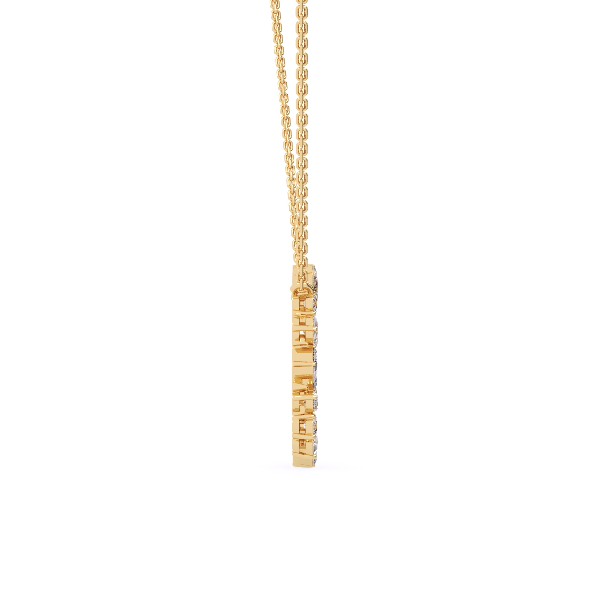 Multi Stone Lab Grown Diamond Necklace