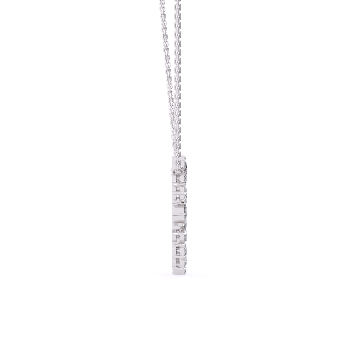 Multi Stone Lab Grown Diamond Necklace