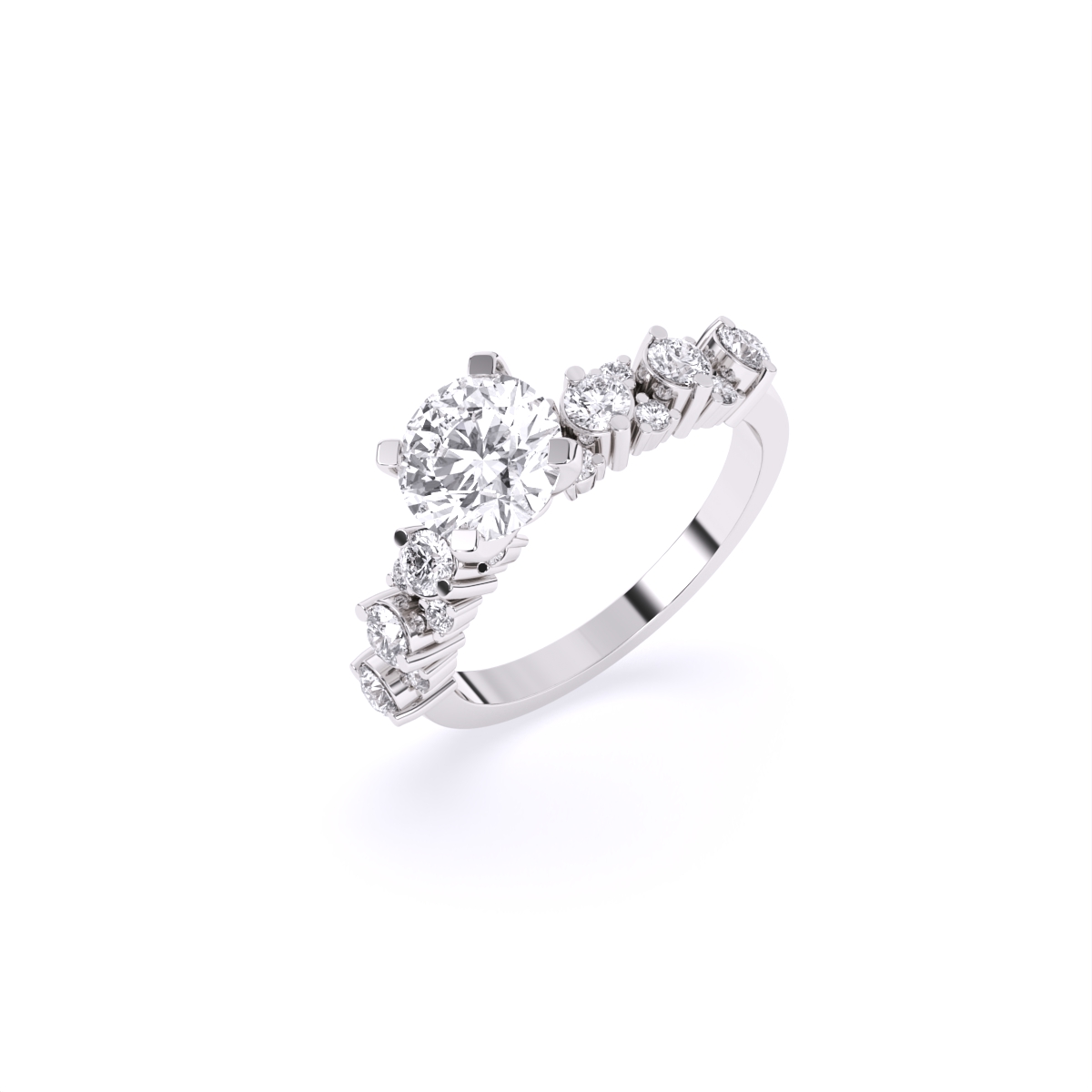 Stunning Sparkle & Timeless Cluster Ring