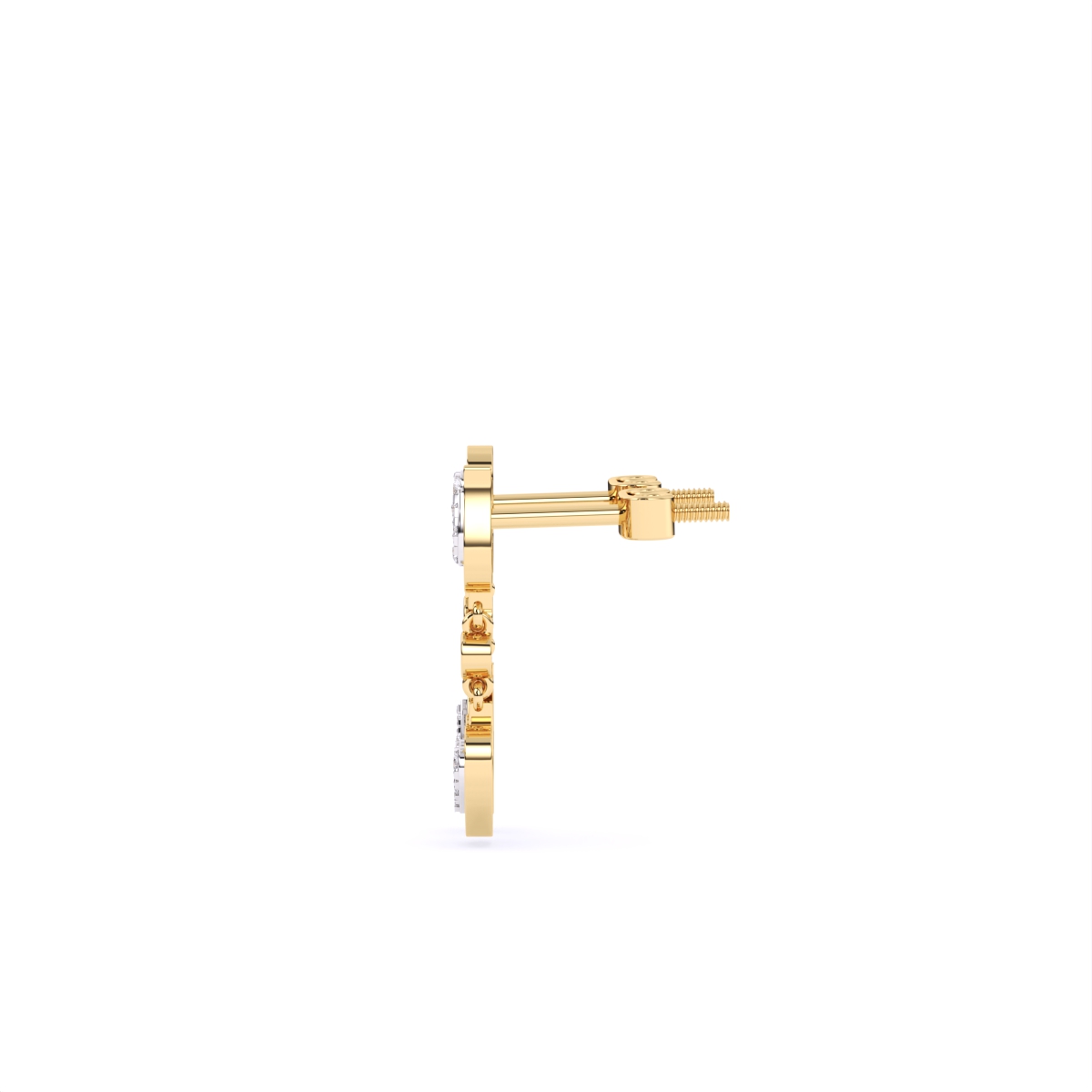 Luxury Playing Card Inspired Enamel Heart Earrings