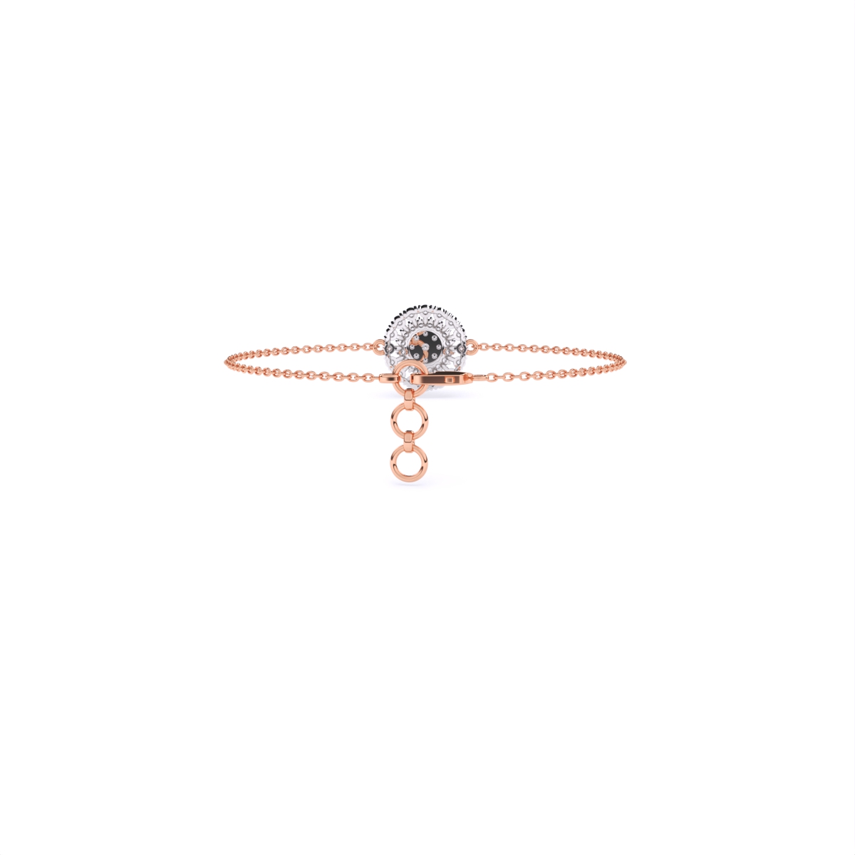Cluster Lab Grown Diamond Halo Bracelet