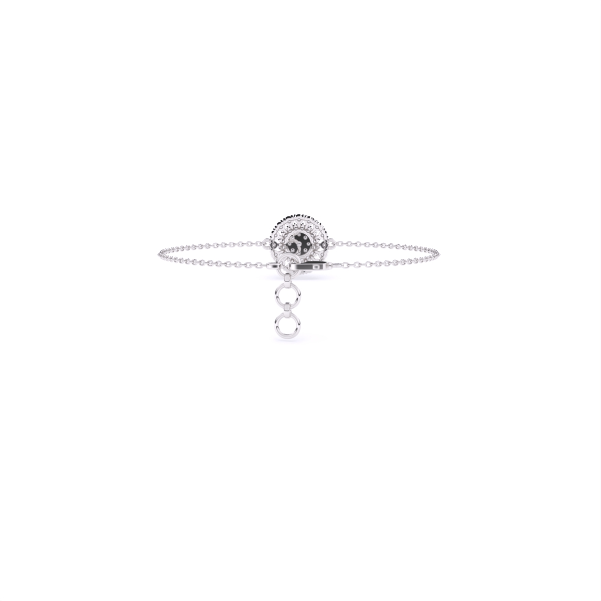 Cluster Lab Grown Diamond Halo Bracelet