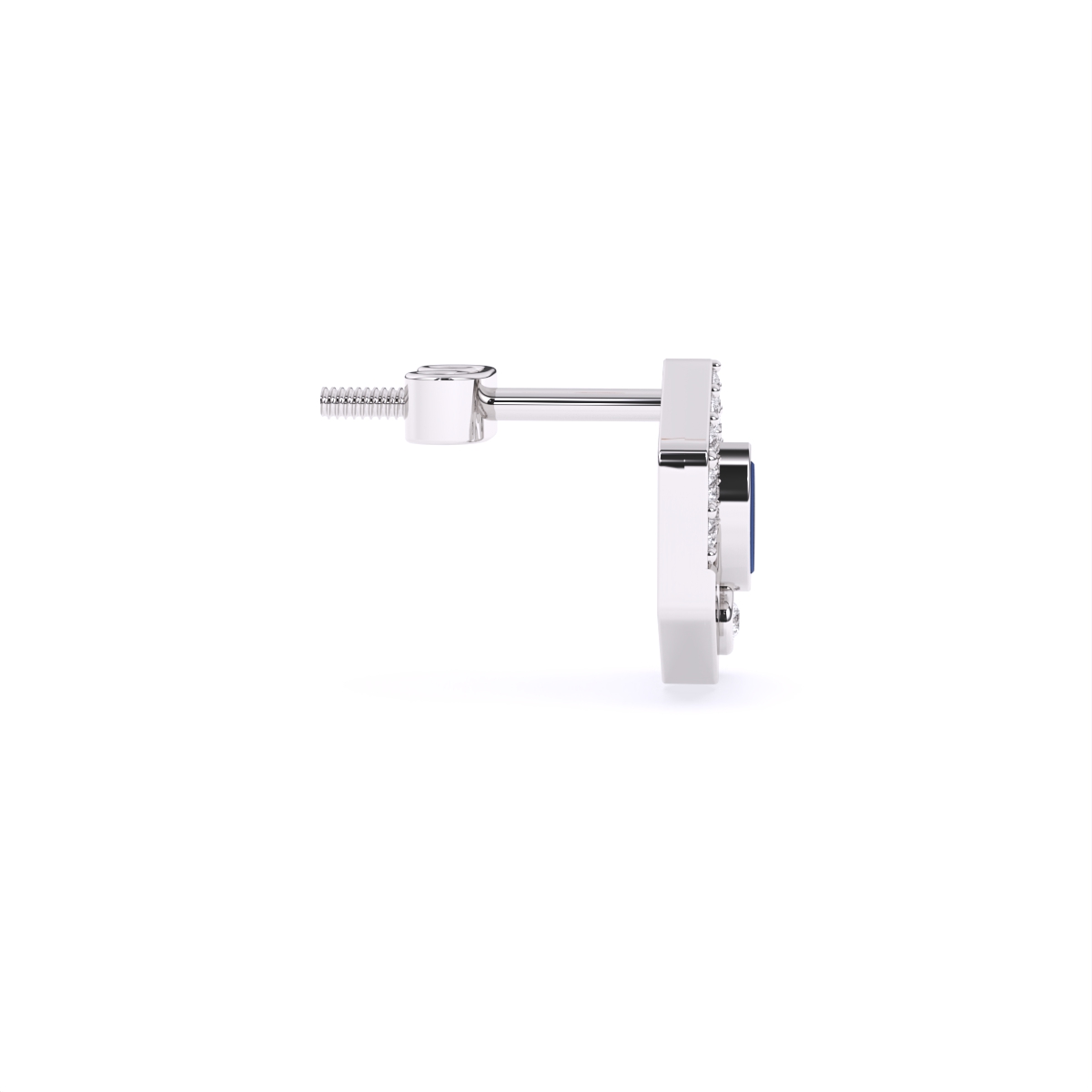 Hexagon Style Lab Diamond Earrings