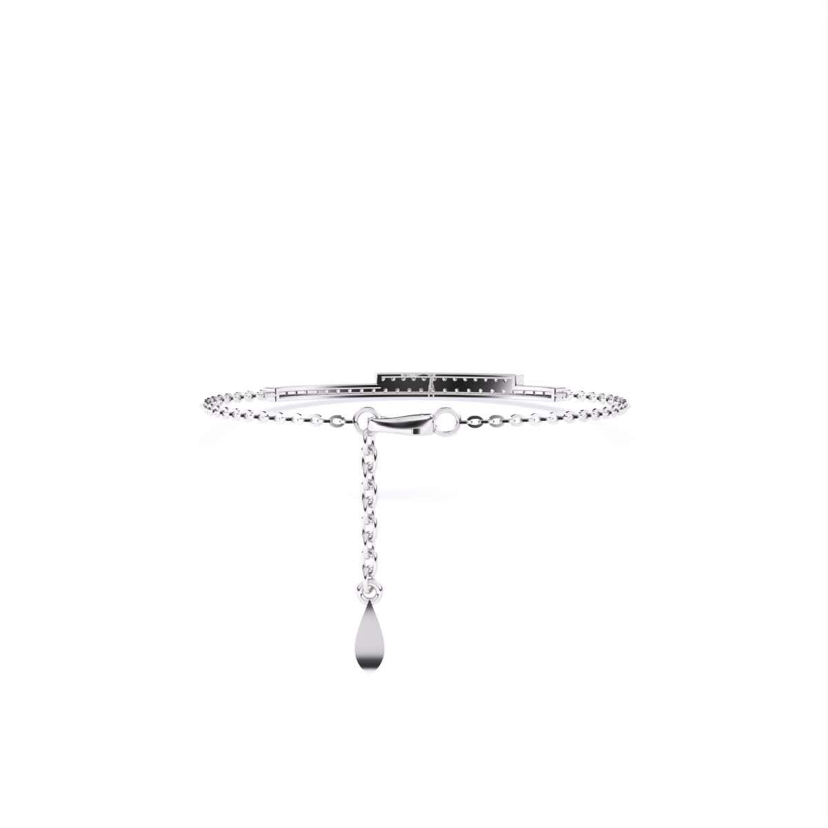 Two Line Chain lab Grown Diamond Bracelet